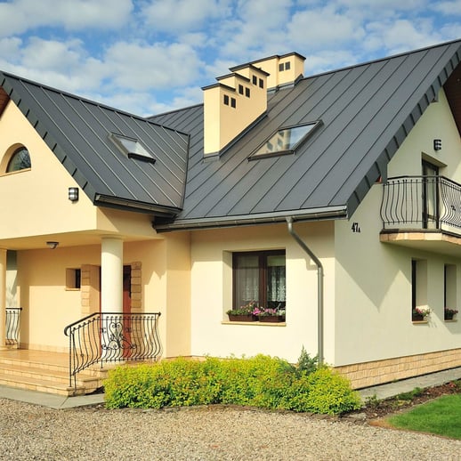 Felsplaat PD-510-S | Damwand | Anti-Drup 700 g/m² | Staal 0,50 mm | 50 µm PURMAT® | 7016 - Antracietgrijs #3