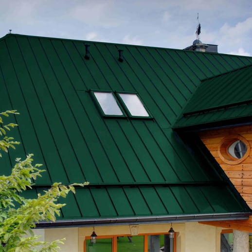 Felsplaat PD-510-S | Damwand | Staal 0,50 mm | 50 µm PURMAT® | 011 - Groen #5