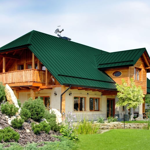 Felsplaat PD-510-S | Damwand | Staal 0,50 mm | 25 µm Polyester | 6005 - Mosgroen #7