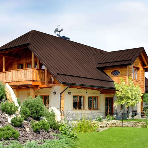 Felsplaat PD-510-S | Damwand | Staal 0,50 mm | 25 µm Polyester | 8017 - Chocoladebruin #7