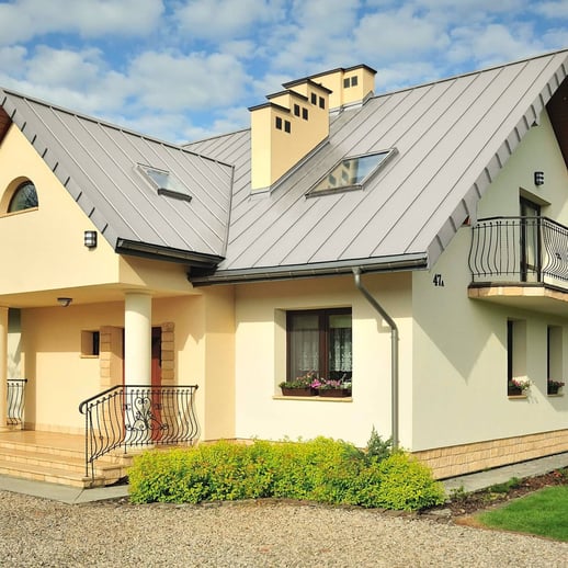 Felsplaat PD-510-S | Damwand | Staal 0,50 mm | 25 µm Polyester | 9002 - Grijswit #3