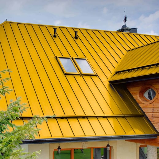 Felsplaat PD-510-S | Mikro | Anti-Drup 700 g/m² | Staal 0,50 mm | 25 µm Polyester | 1021 - Koolzaadgeel #5