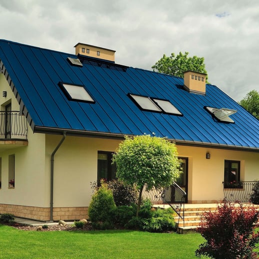 Felsplaat PD-510-S | Mikro | Anti-Drup 700 g/m² | Staal 0,50 mm | 25 µm Polyester | 5010 - Gentiaanblauw #4