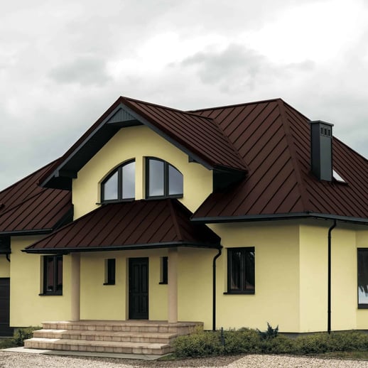 Felsplaat PD-510-S | Mikro | Staal 0,50 mm | 50 µm PURMAT® | 8017 - Chocoladebruin #10