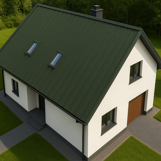 Felsplaat PD-510-S | Mikro | Staal 0,50 mm | 25 µm Polyester | 6020 - Chroomoxydegroen #12