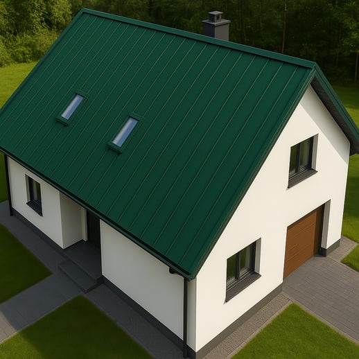 Felsplaat PD-510-S | Nano | Anti-Drup 700 g/m² | Staal 0,50 mm | 35 µm mattpolyester | 011 - Groen #12