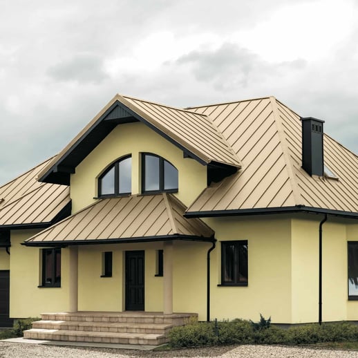 Felsplaat PD-510-S | Nano | Anti-Drup 700 g/m² | Staal 0,50 mm | 25 µm Polyester | 1015 - Licht ivoorkleurig #10