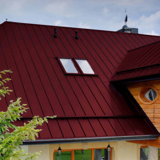 Felsplaat PD-510-S | Nano | Anti-Drup 700 g/m² | Staal 0,50 mm | 25 µm Polyester | 3005 - Wijnrood #5