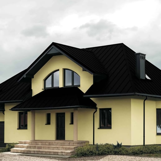 Felsplaat PD-510-S | Nano | Anti-Drup 700 g/m² | Staal 0,50 mm | 25 µm Polyester | 9005 - Gitzwart #10