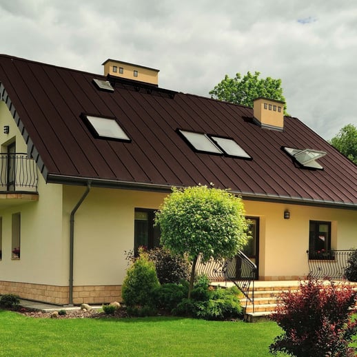 Felsplaat PD-510-S | Nano | Staal 0,50 mm | 25 µm Polyester | 8017 - Chocoladebruin #4