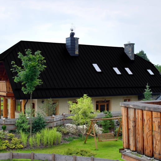 Felsplaat PD-510-S | Vlak | Anti-Drup 700 g/m² | Staal 0,50 mm | 50 µm PURLAK® | 9005 - Gitzwart #6