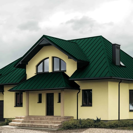 Felsplaat PD-510-S | Vlak | Anti-Drup 700 g/m² | Staal 0,50 mm | 50 µm PURMAT® | 011 - Groen #10