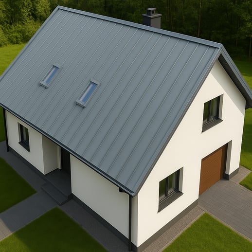 Felsplaat PD-510-S | Vlak | Anti-Drup 700 g/m² | Staal 0,50 mm | 25 µm Polyester | 7000 - Pelsgrijs #12