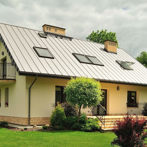 Felsplaat PD-510-S | Vlak | Anti-Drup 700 g/m² | Staal 0,50 mm | 25 µm Polyester | 9010 - Zuiverwit #4