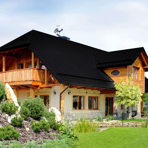 Felsplaat PD-510-S | Vlak | Staal 0,50 mm | 50 µm PURMAT® | 9005 - Gitzwart #7