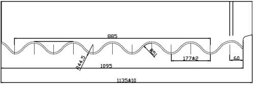 Gegolfd bovenstuk | Rechts | Rechts | 20° | Zwart #3