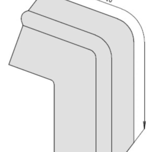 Geknikt windveer | Rechts | Rechts | 20° | Zwart #2