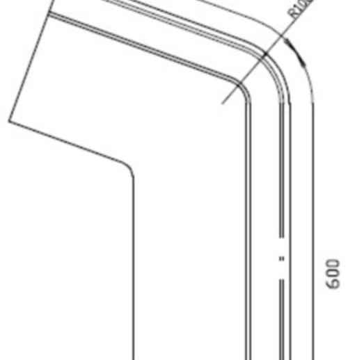 Geknikt windveer | Rechts | Rechts | 20° | Zwart #3