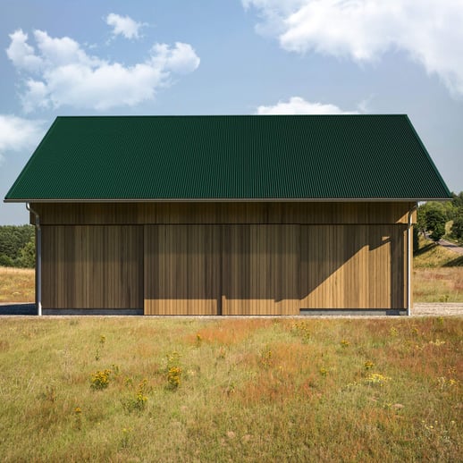 Golfplaat 18/1064 | Dak | Anti-Drup 1000 g/m² | Aluminium 0,70 mm | 25 µm Polyester | 6005 - Mosgroen #3