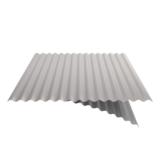 Golfplaat 18/1064 | Dak | Anti-Drup 2400 g/m² | Staal 0,63 mm | 25 µm Polyester | 9002 - Grijswit #6