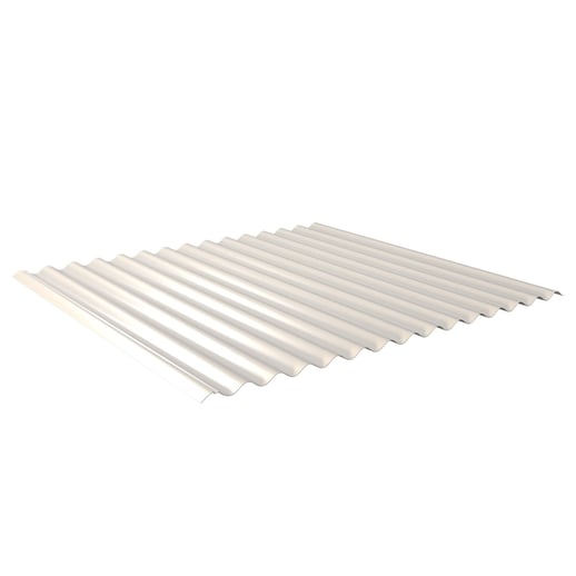 Golfplaat 18/1064 | Dak | Anti-Drup 700 g/m² | Staal 0,50 mm | 25 µm Polyester | 9010 - Zuiverwit #1