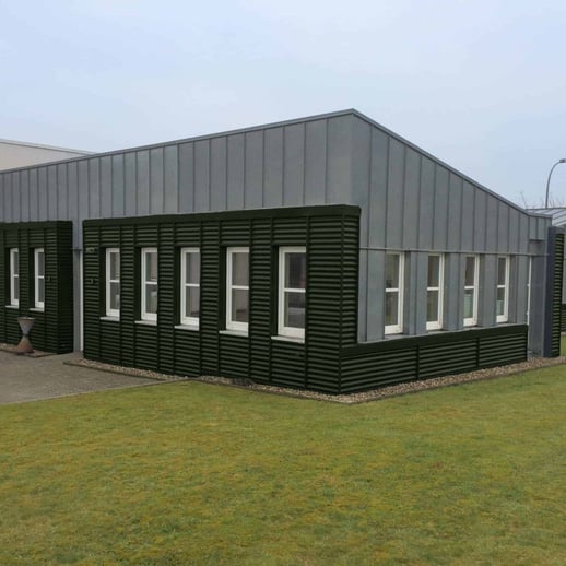 Golfplaat 18/1064 | Gevel | Staal 0,75 mm | 25 µm Polyester | 6020 - Chroomoxydegroen #6