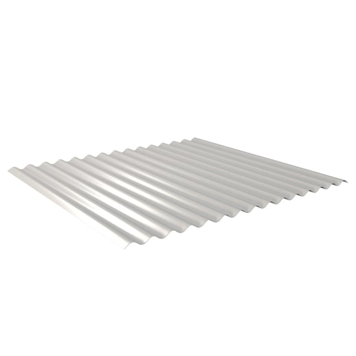 Golfplaat 18/1064 | Gevel | Staal 0,75 mm | 25 µm Polyester | 9006 - Zilver-Metallic #1