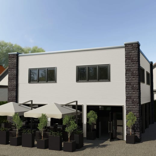 Golfplaat PF25W | Gevel | Staal 0,50 mm | 25 µm Polyester | 9002 - Grijswit #3