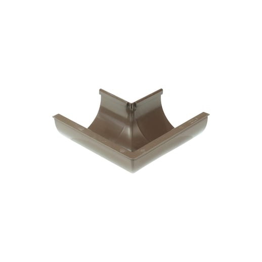 Goot buitenhoek 90 ° | PVC | Ø 100 mm | Kleur bruin #1