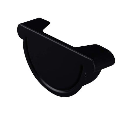 Goot einddeksel | Staal | Ø 190 mm | 9005 - Gitzwart #1