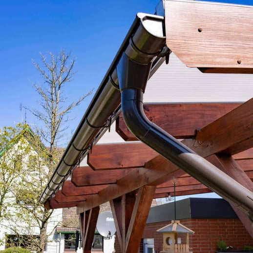 Gootbeugel | Staal | Ø 150 mm | Kleur bruin #2