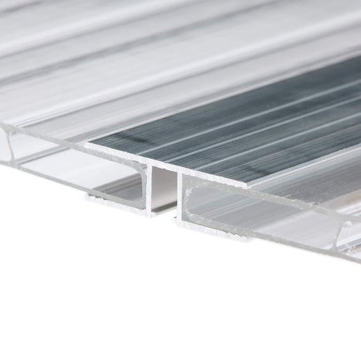 H-Profiel | 10 mm | Aluminium | Blank | Lengte 4,00 m #2