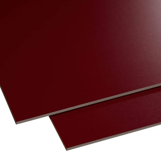 HPL plaat | Binnen | 6 mm | Oxyderood | 3,05 x 1,30 m #1