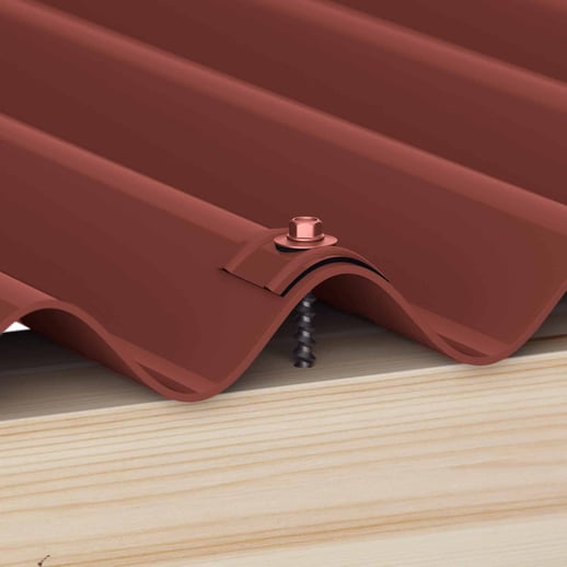 Kalotten | Profiel 18/1064 | Montage profieltop | Oxide rood #2