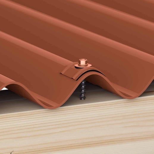 Kalotten | Profiel 18/1064 | Montage profieltop | Koperbruin #2