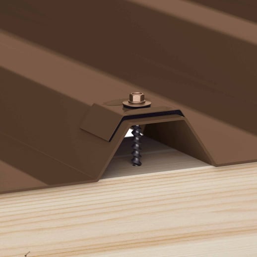 Kalotten | Profiel 20/1100 | Montage profieltop | Sepiabruin #2