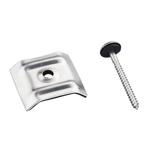 Kalotten + schroeven | Profiel 70/18 und 76/18 | Damwand | 4,5 x 45 mm | Blank #1