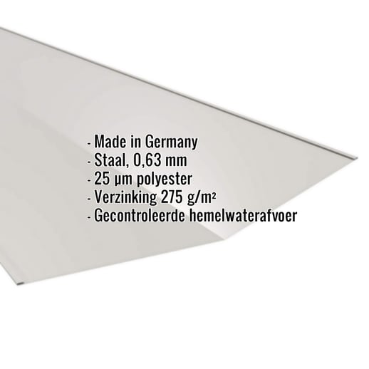 Kilgoot | 49 cm x 49 cm x 2,00 m | Staal 0,63 mm | 25 µm Polyester | 9006 - Zilver-Metallic #2