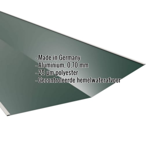Kilgoot | 490 x 49 cm | Aluminium 0,70 mm | 25 µm Polyester | 6005 - Mosgroen #2