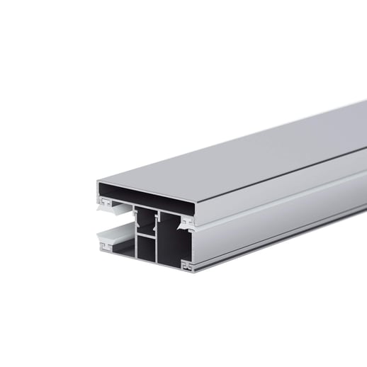 Klemdeksel | Voor DUO profiel | Aluminium | Blank | Lengte 6,00 m #2