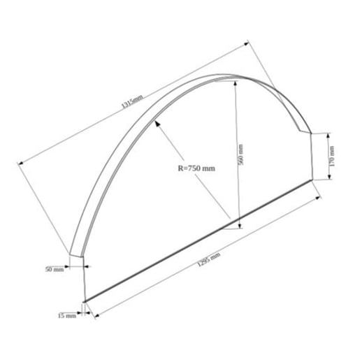 Kopschot Atlas ventilatienok Type 1380 | Set | PVC | Grijs #1