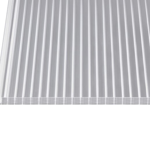 Polycarbonaat kanaalplaat | 25 mm | Breedte 1,20 m | Helder | 2,00 m #4