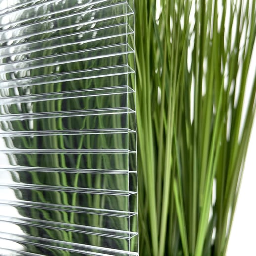 Polycarbonaat kanaalplaat | 6 mm | Breedte 1,05 m | Helder | Dubbelzijdige UV-bescherming | 2,00 m #3