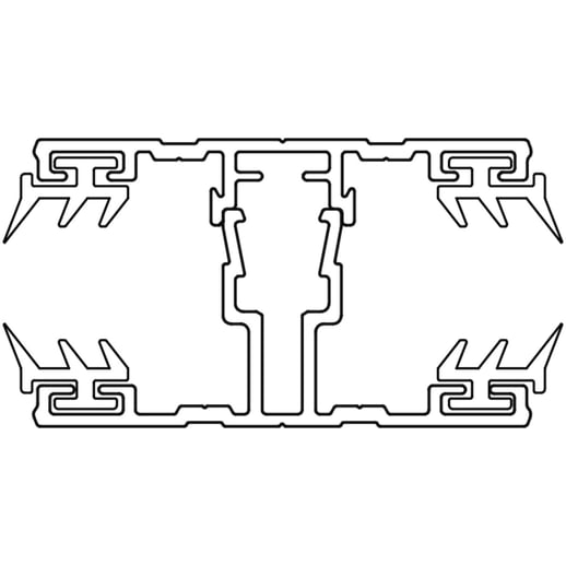 A1 Schroefprofiel | Koppelprofiel | 16 mm | Aluminium | Blank | 2,00 m #3