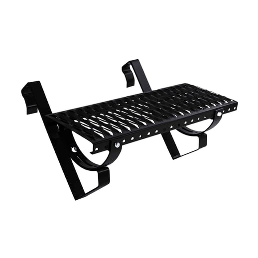 Looprooster | Set | Voor damwandplaten | Breedte 2,00 m | 9005 - Gitzwart #1