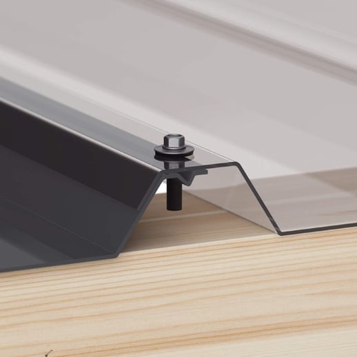 Master-Plug schroef | Montage profielplaten met lichtplaten | 9,5 x 22 mm | Blank #2