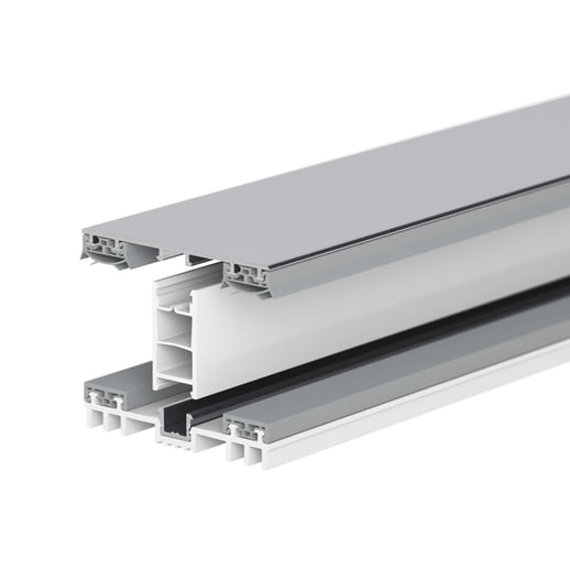 Mendig | Koppelprofiel | 16 mm | Thermo/Thermo | Aluminium | Blank | 2,00 m #2