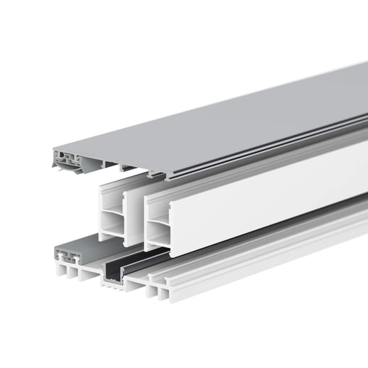 Mendig | Randprofiel | 10 mm | Thermo/Thermo | Aluminium | Blank | 2,00 m #2