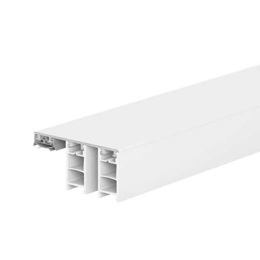 Mendig | Randprofiel | 12 - 15 mm | Aluminium | Wit | 5,00 m #1
