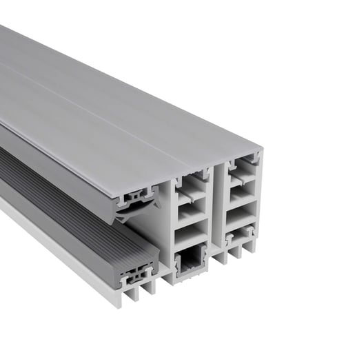 Mendig | Randprofiel | 16 mm | Thermo/Thermo | Aluminium | Blank | 2,00 m #1